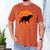 Introvert Retro Sunset Capybara Tee Men's Comfort Colors T-Shirt Yam