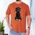 Russian Terrier Dog Graduation Cap Graduate Owner Grad Men's Comfort Colors T-Shirt Yam