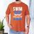 Swim Dad Swimming Dad Of A Swimmer Dad Swim Father Men's Comfort Colors T-Shirt Yam