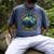 8-Bit Gamer Birder Blue Jay Arcade Nostalgia Nature Men's Comfort Colors T-Shirt Denim