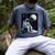 Aesthetic Spaceman Astronaut On The Moon Space Introvert Men's Comfort Colors T-Shirt Denim