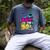 Back To The 90s Nostalgia Cassette Game Console Boombox Men's Comfort Colors T-Shirt Denim