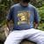 This Badass Has a Masters Degree College Graduation Men's Comfort Colors T-Shirt Denim