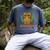 The Big Kahuna Hawaiian Tiki Dad Boss T-Shirt Men's Comfort Colors T-Shirt Denim