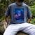 Book Library Bookshelf Armchair Window Pattern Print Men's Comfort Colors T-Shirt Denim Book Library Bookshelf Armchair Window Pattern Print Men's Comfort Colors T-Shirt Denim