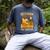 Book Lover Moth Mothman Book Club Reading Into Shadows Men's Comfort Colors T-Shirt Denim