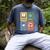 Books Yarn Coffee Repeat Crocheting Men's Comfort Colors T-Shirt Denim