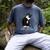Boss Tuxedo Cat Lovers Tee Shirt For Mom Dad Men's Comfort Colors T-Shirt Denim