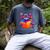 Cat Book Shirt Colorful Cat Reading Book Men's Comfort Colors T-Shirt Denim