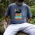 Cat And Books Retro Midcentury Mid Century Aesthetic Men's Comfort Colors T-Shirt Denim