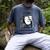 Cat With Coffee On Computer Go Away I'm Introverting Men's Comfort Colors T-Shirt Denim