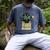 Cat Reading Book Men's Comfort Colors T-Shirt Denim