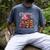 Chapter 67 Floral Book Stack Men's Comfort Colors T-Shirt Denim
