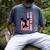 Cheer Dad American Flag Cheerleader Support Men's Comfort Colors T-Shirt Denim