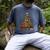 Christmas Tree Bookshelf Book Lover Library Men's Comfort Colors T-Shirt Denim