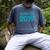 Class Of 2019 High School Graduation Teal Senior Men's Comfort Colors T-Shirt Denim