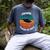 Class Of 2021 Done Senior Graduation Retro Sunset Men's Comfort Colors T-Shirt Denim