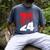 Class Of 2024 High School Senior Graduation Red Sports Style Men's Comfort Colors T-Shirt Denim