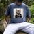 Cute Cat Mugshot Humorous Cat For Cats Lover Cat Mom Cat Dad Men's Comfort Colors T-Shirt Denim