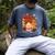 Cute Christmas Books Gingerbread Xmas Book Lover Teacher Men's Comfort Colors T-Shirt Denim