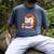Cute Hedgehog Book Lover Readers Animal Reading Men's Comfort Colors T-Shirt Denim