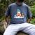 Cute Winter Cozy Snowman Reading Book Lovers Xmas Snowman Men's Comfort Colors T-Shirt Denim