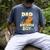 Dad Of Birthday Boy Kids Reptile Birthday Party Men's Comfort Colors T-Shirt Denim