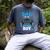 Dad Of The Birthday Boy Matching Video Gamer Birthday Party Men's Comfort Colors T-Shirt Denim