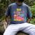 Dad Of The Birthday Girl Candyland Colorful Lollipop Party Men's Comfort Colors T-Shirt Denim