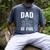 Dad Of Five Father Of 5 Proud Dad Of 5 Father Of Five Men's Comfort Colors T-Shirt Denim