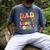Dad Of The Groovy One 1st Birthday Pregnancy Announcement Men's Comfort Colors T-Shirt Denim