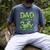 Dad Of The Three Rex Birthday Boy Dinosaur Family Matching Men's Comfort Colors T-Shirt Denim