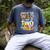 Dad Of The Wild Two Zoo 2nd Birthday Safari Jungle Animal Men's Comfort Colors T-Shirt Denim