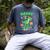 Daddy Of The Birthday Boy T Rex Dinosaur Family Party Men's Comfort Colors T-Shirt Denim