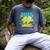 Daddy Dad Saurus Rex Dinosaur Dino For Father Men's Comfort Colors T-Shirt Denim