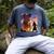 David And Goliath Bible Book Of Samuel Famous Bible Story Men's Comfort Colors T-Shirt Denim