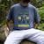 DC Comics Graduation Batman The Grad Power Stance Men's Comfort Colors T-Shirt Denim