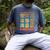 DCC Many Faces Of Mordecai Grid Gamer Series Book Men's Comfort Colors T-Shirt Denim