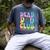 Dead Dad Club Surviving On Dark Humor Hippie Men's Comfort Colors T-Shirt Denim