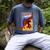 Disney Pixar The Incredibles Omnidroid Comic Book Cover Men's Comfort Colors T-Shirt Denim