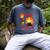 Disney And Pixar’s Elemental Proud Dad Of a Fiery Daughter Men's Comfort Colors T-Shirt Denim