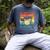 Drumming Basement Drum Set Drummer Rock Dad Grandpa Men's Comfort Colors T-Shirt Denim
