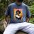Educated Afro Girl Reading Book Lover History Month Men's Comfort Colors T-Shirt Denim