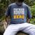 FATHER HUSBAND PROTECTOR HERO Dad Daddy Fathers Day Men's Comfort Colors T-Shirt Denim