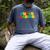 Fatherly Powers Unleashed Gamer Super Dad From Wife & Kids Men's Comfort Colors T-Shirt Denim