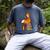 Fox Books Read Reading Librarian America Men Women Kids Men's Comfort Colors T-Shirt Denim
