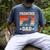 Frenchie Dad Retro French Bulldog Lover Daddy Men Men's Comfort Colors T-Shirt Denim