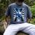 Frutiger Aero Aesthetic Tech Checkered Room Orb Sky Men's Comfort Colors T-Shirt Denim