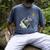 Frutiger Aero Aesthetic Tech Computer Aquarium Fishes Men's Comfort Colors T-Shirt Denim