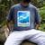 Frutiger Aero Skeuomorphism User Interface Nostalgia Premium Tri-Blend Men's Comfort Colors T-Shirt Denim